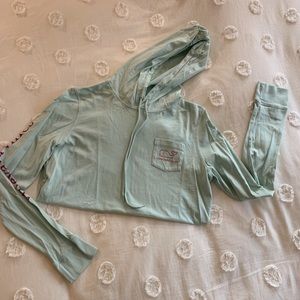 Vineyard Vines Thin Shirt Hoodie
